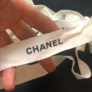 100” long 1” wide Chanel ribbon
